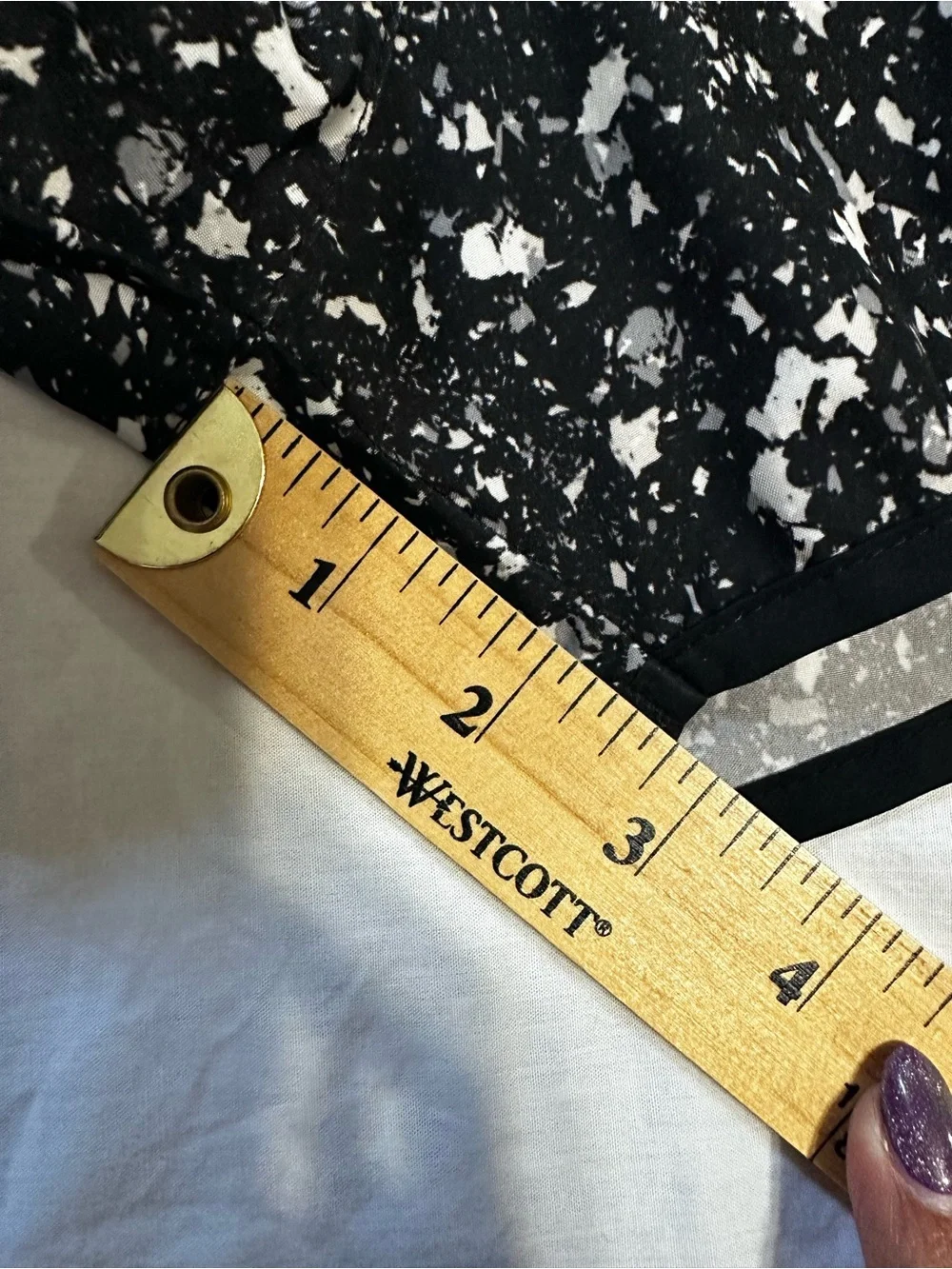 Nike Black & White Speckle Athletic Shorts - Picture 9 of 9